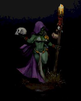 Jade Fire Leader (Shamaness) by Mulligan