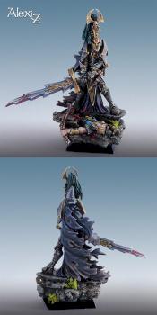 Warhammer Dark Elves Hero Tullaris Commision by Alexi-Z by Maranith