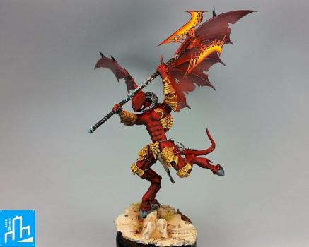 Khorne Demon Prince - Bloodthirster by Phyrex-SiB