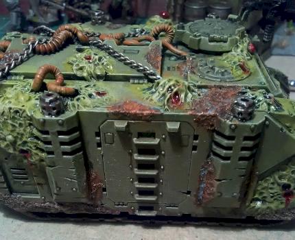 Chaos nurgle rhino by Beagle.modz