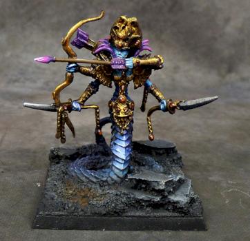 Dark Elves Bloodwrack Medusa variation 3 by Awaken Realms by Maranith