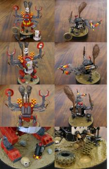 Dreadnought orko y Lata Azezina (paper-scratchbuilt) by pesadilla