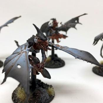 Tyranid Gargoyles by readysteadydraw