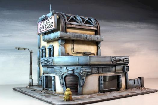 Fusion Systems Sci-Fi Building & Storefront by Terraformer