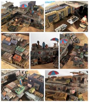 Junktown Gunshop Collage by Clanmac
