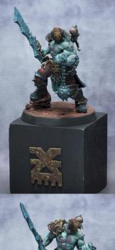 Slaughterpriest of Khorne by Divael