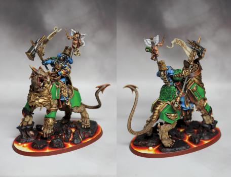 Sigmarine Librarian on Lizard - Salamanders by mick122