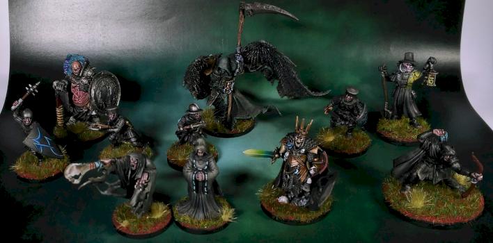 Frostgrave necromancer warband by raivan