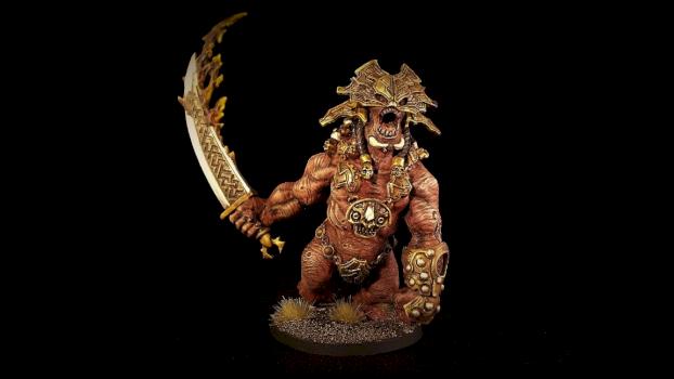 CMON Blood Rage, Client Commission. Progress Wips for Fire Giant/Demon by avalonindustries2040
