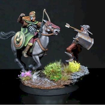 Rohirrim Vs Uruk Hai Duel by Whiteout Studios