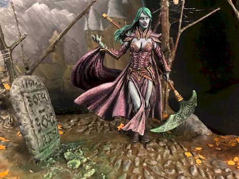 Dark Elf Princess Elaine in the distant post-apocalyptic future. by IreMoon