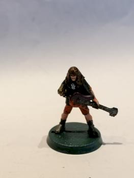 Guitarist Shooting Pistol, Future Skirmish - Rockers by Candlewhisper