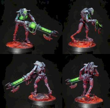Necron Warrior by Blackchamber