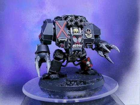 Blood Angels Death Company Dreadnought by richardhero