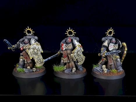 Black Templar Bladeguard Veteran Squad by George1
