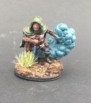 halfling with frost knife by Isaiah
