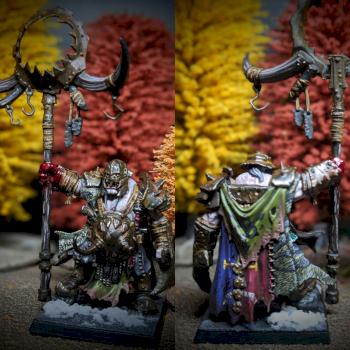 Ogre battle standard bearer by warp_machinarium