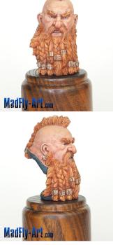 Asgrim Dwarf mini Bust by MadFlyArtStudio