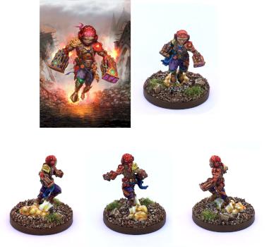 Quatryl Demolitionist from Gloomhaven: Jaws of the Lion by rbelikov
