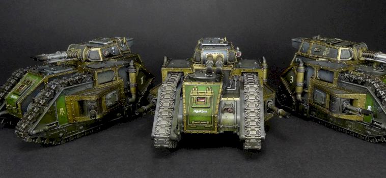 Carnadon Battle Tanks! by Davepaints...