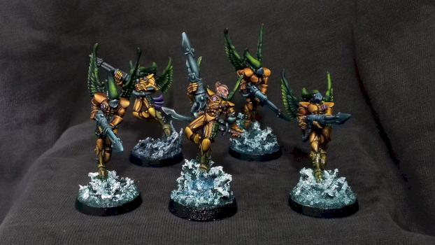 Craftworld Eldar Swooping Hawks by Shadenuat