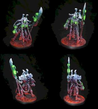 Necron Overlord by Blackchamber