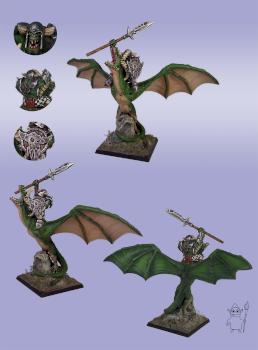 Orcs Wyvern Rider by Zoggi