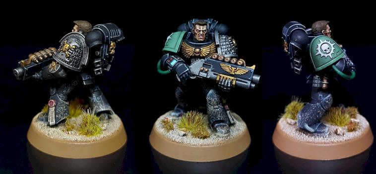 Deathwatch Converted Tactical Squad Marine by Monorati