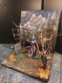 Dark Elf Princess Elaine in the distant post-apocalyptic future. by IreMoon