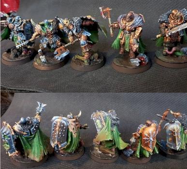 Chaos Warriors (Nurgle) by tchrng