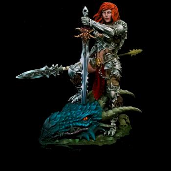 Dragon huntress by JackArcher