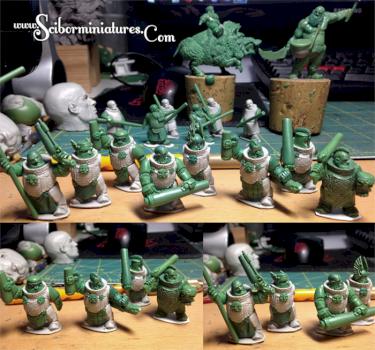 Dwarves work in progress by Scibor