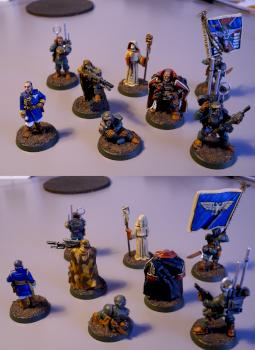Imperial Guard Command Squad by Alberto G