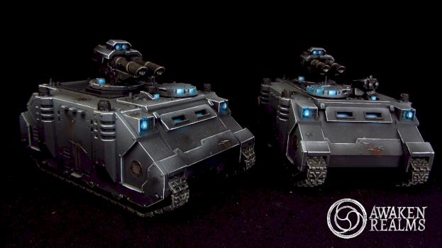 Space Wolves razorbacks by Awaken Realms