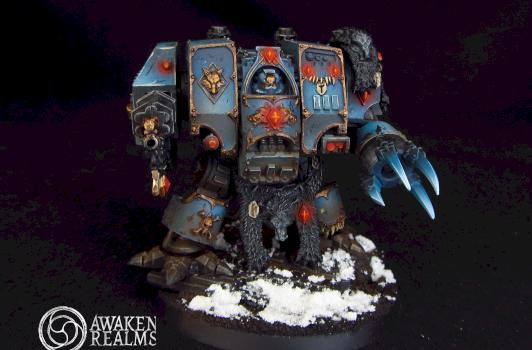 Space Wolves venerable dreadnought by Awaken Realms