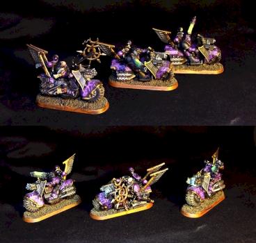Chaos Space Marines Bikers by Kalin