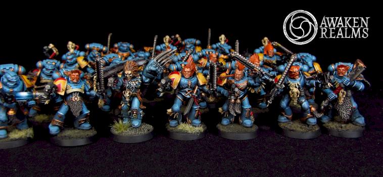 Space Wolves Blood Claws with Lukas the Trickster by Awaken Realms