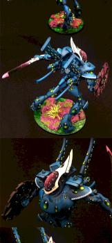 Eldar Wraithknight with Ghostglaive and Scattershield by allofher