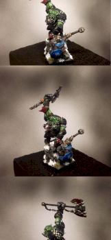 Grimgor Ironhide, Incarnate of Beasts, End Times Black Orc Warboss by Jon Kerr