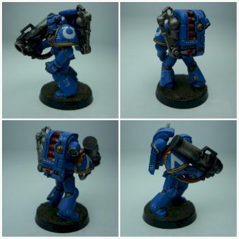 Ultramarines Devastator marine by Tevet