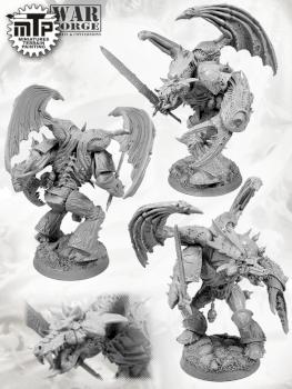Conversion - Chaos Daemon Prince (Warhammer 40000) by [M-T-P]