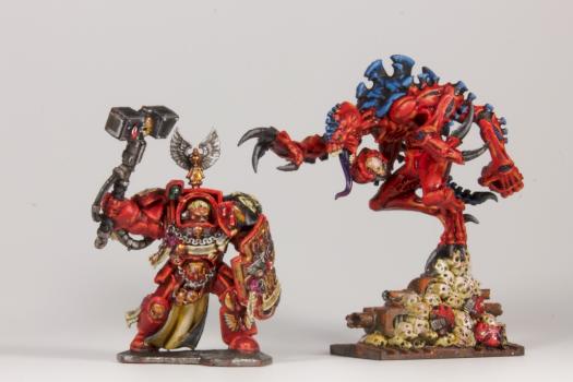 Sergeant Gideon faces the Broodlord by gordysane