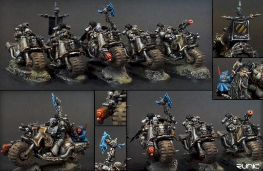 Iron Warriors Chaos Bikers & Lord by Runic