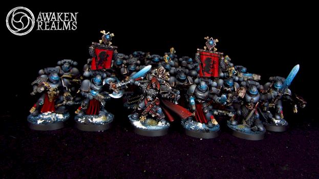 Space Wolves Blood Claws with Krom by Awaken Realms