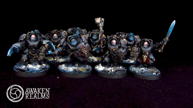 Space Wolves Wolf guard terminators by Awaken Realms