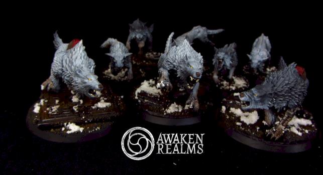 Space Wolves wolf pack by Awaken Realms