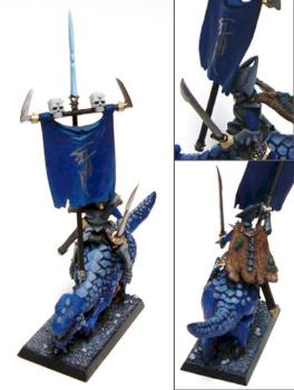 Dark Elf Battle Standard Bearer Conversion by Leander
