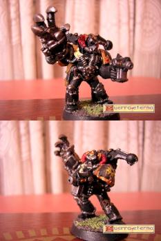 Chaos space marine. Black Legion by Erik Van Draken