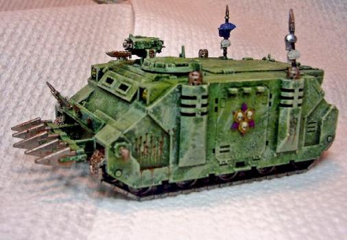 rhino of nurgle by moetle