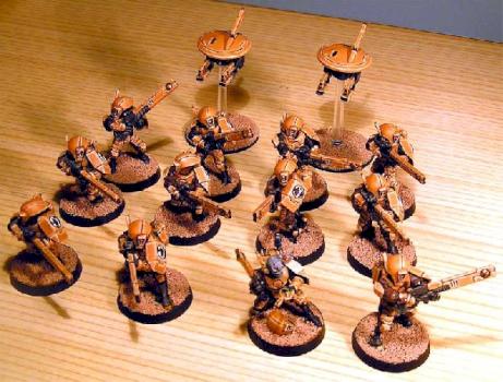 Tau Fire Warriors by Corvus